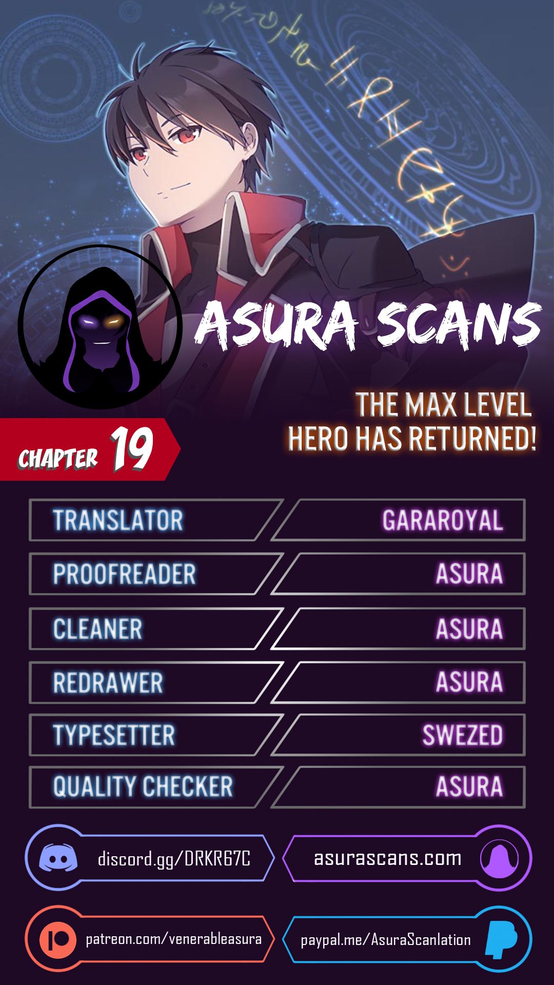 The MAX leveled hero will return! Chapter 19 1